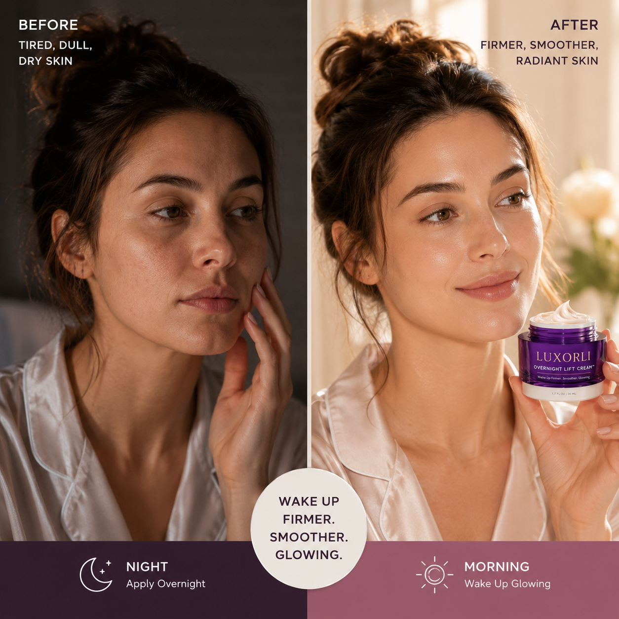 Overnight Lift Cream by Luxorli
