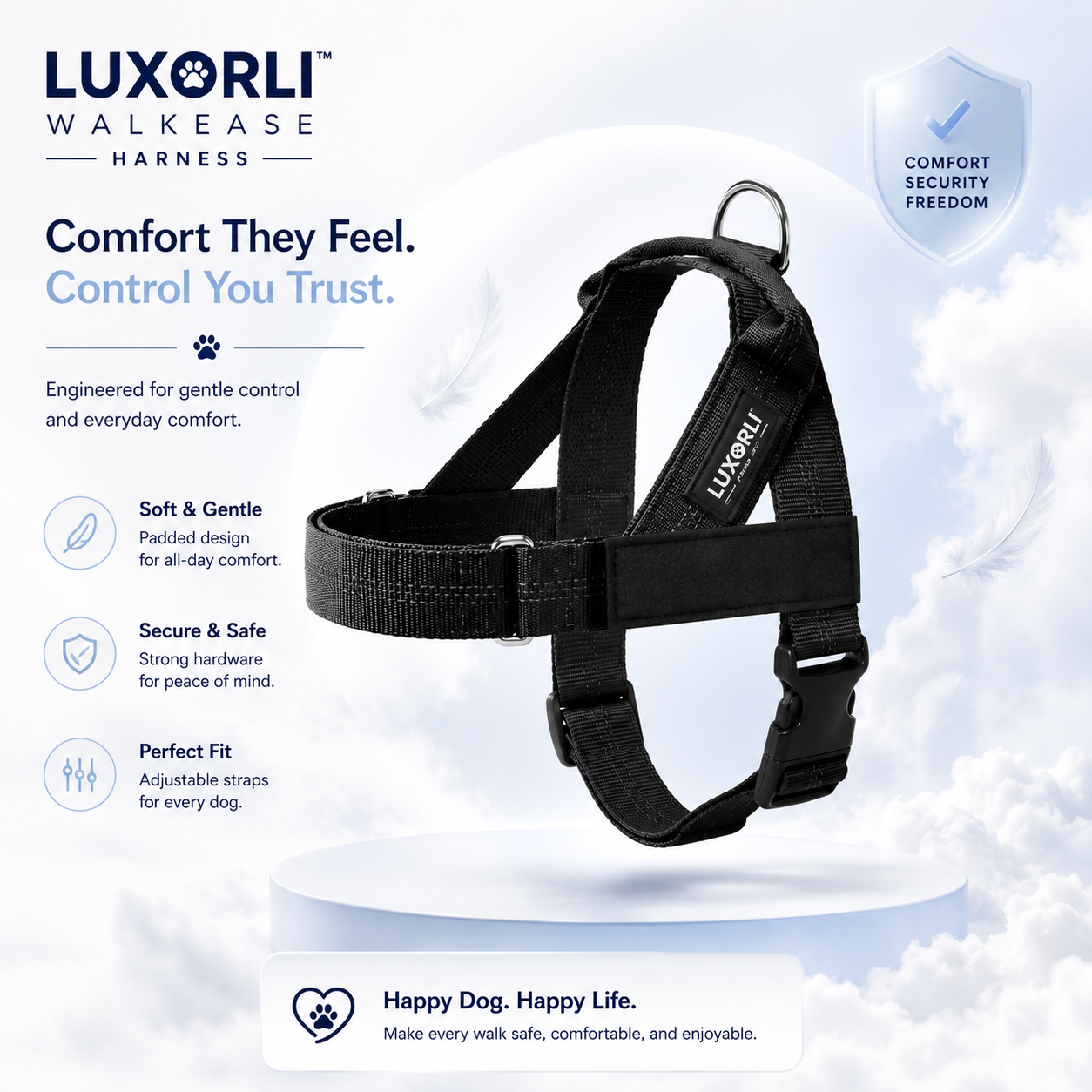 Luxorli WalkEase Harness