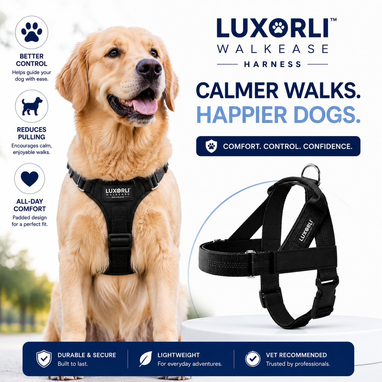 Luxorli WalkEase Harness