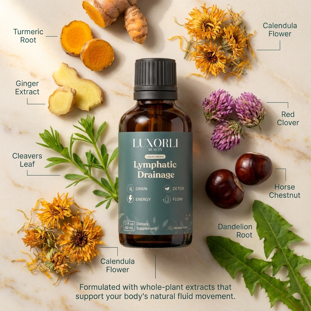 Lymphatic Drainage Serum by Luxorli Beauty